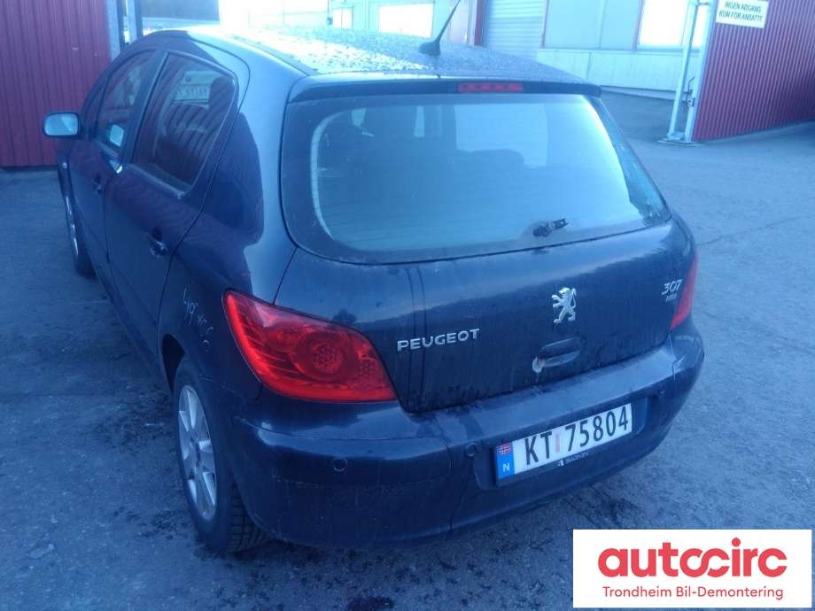 Peugeot 307 2005-2008 (Fase 2) , Motorkode: 9HZ, Girkassekode: 