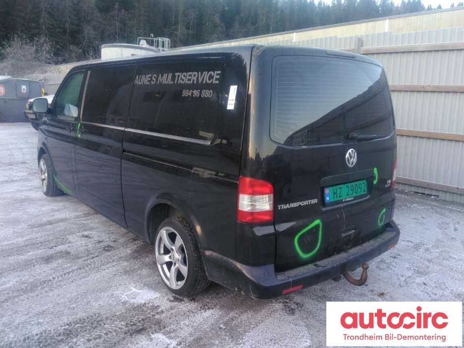 VW Transporter / Caravelle 2009-2015 (Fase 2) (T5) (T5), Motorkode: CFCA, Girkassekode: NEY