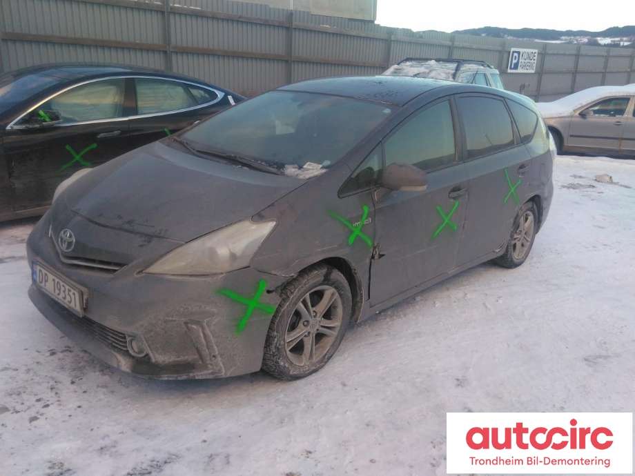 Toyota Prius +7 2012-2020 (Type III) (stasjonsvogn) (stasjonsvogn), Motorkode: 2ZR-FXE, Girkassekode: 3090047072