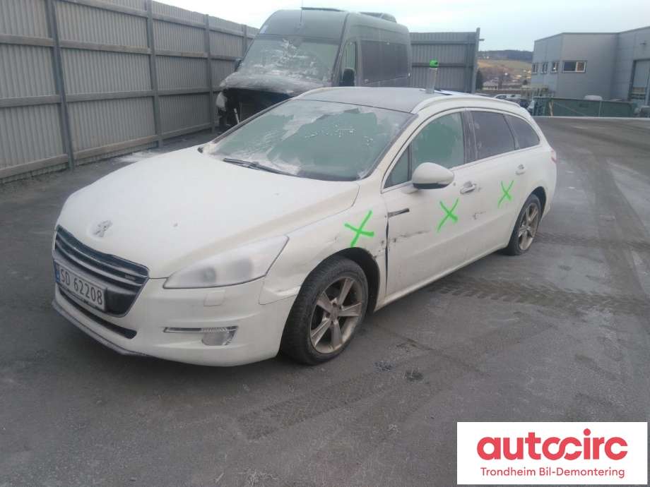 Peugeot 508 2011-2014 (Type I, Fase 1) , Motorkode: 9HD, Girkassekode: 2231 P2