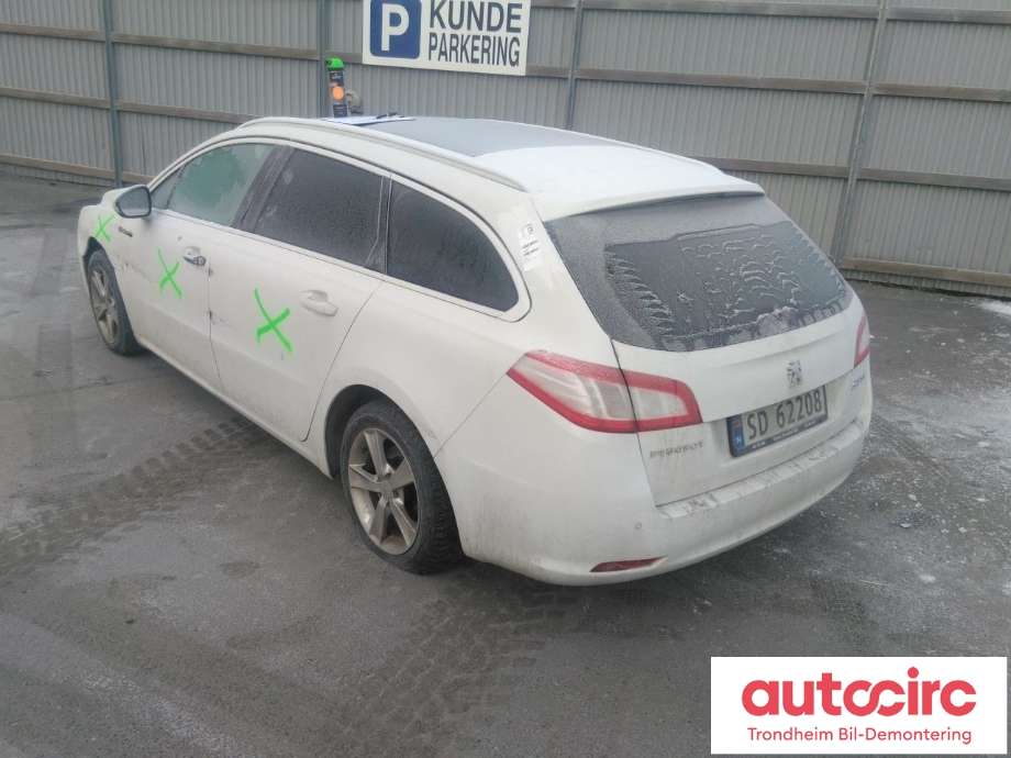 Peugeot 508 2011-2014 (Type I, Fase 1) , Motorkode: 9HD, Girkassekode: 2231 P2