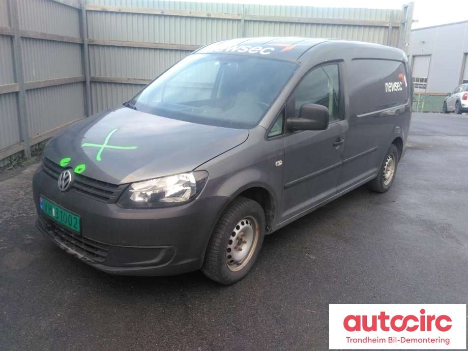 VW Caddy 2010-2015 (Type III, Fase 2) , Motorkode: CAYD, Girkassekode: MHZ
