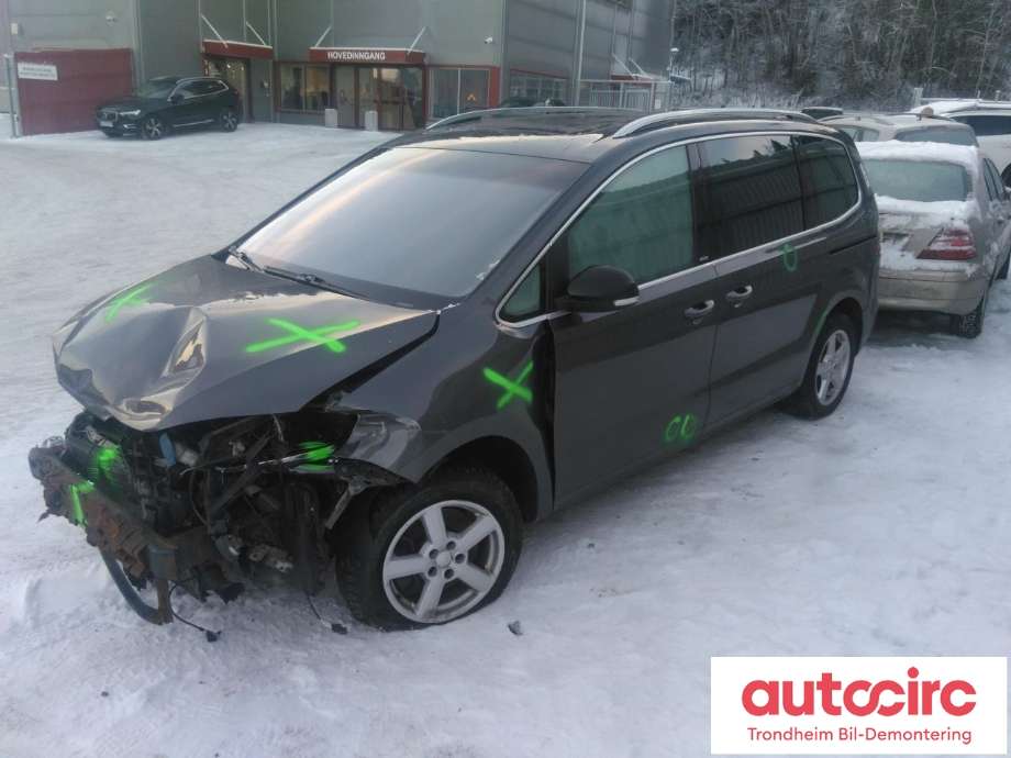 VW Sharan 2010-->> (Type II) , Motorkode: CFFB, Girkassekode: NGH