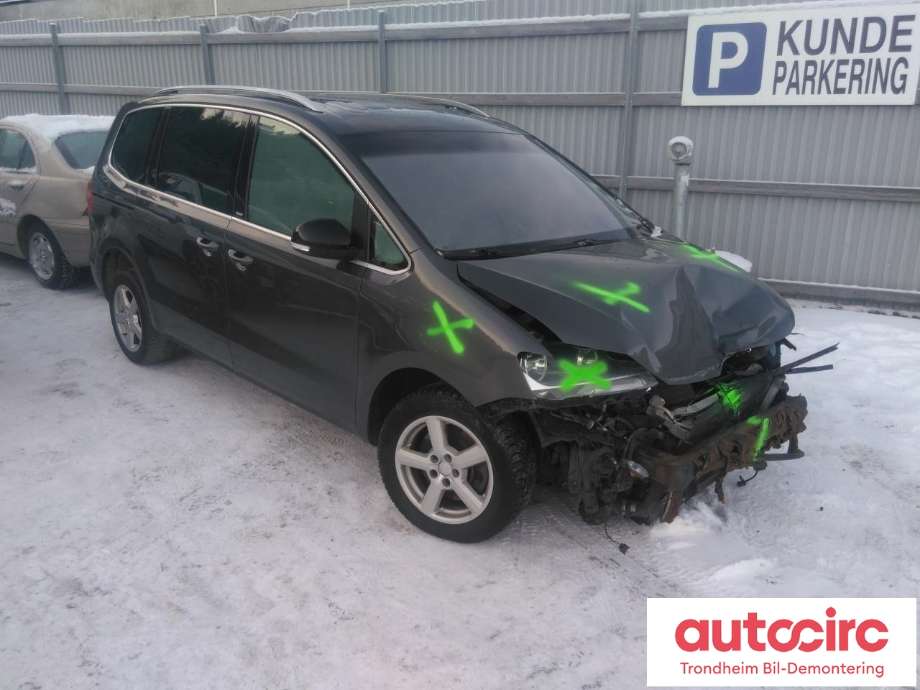 VW Sharan 2010-->> (Type II) , Motorkode: CFFB, Girkassekode: NGH