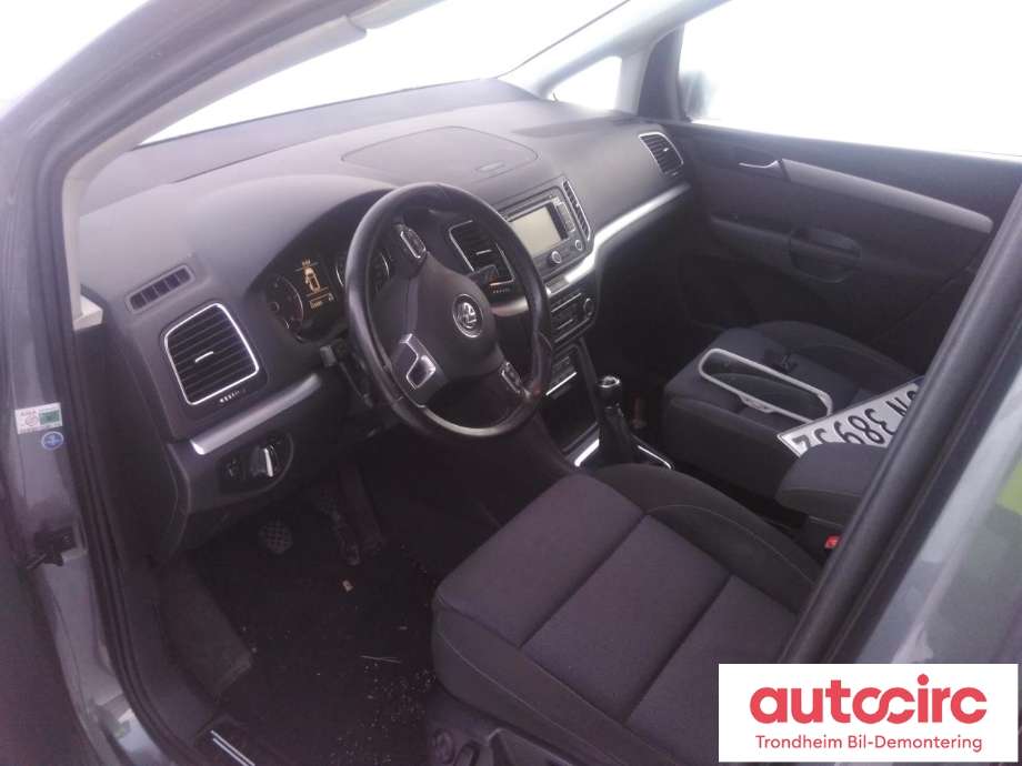 VW Sharan 2010-->> (Type II) , Motorkode: CFFB, Girkassekode: NGH
