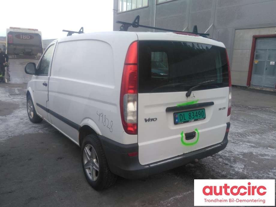 Mercedes Vito/Viano 2004-2010 (Fase 1) (W639) (W639), Motorkode: 646.980, Girkassekode: 