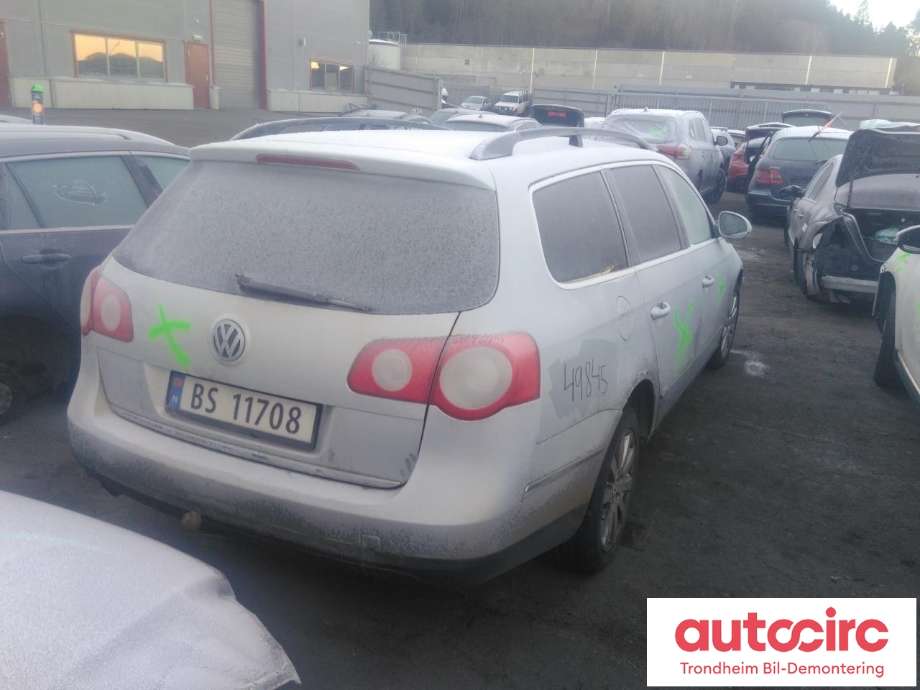 VW Passat 2005-2010 (B6) (B6), Motorkode: CAYC, Girkassekode: 