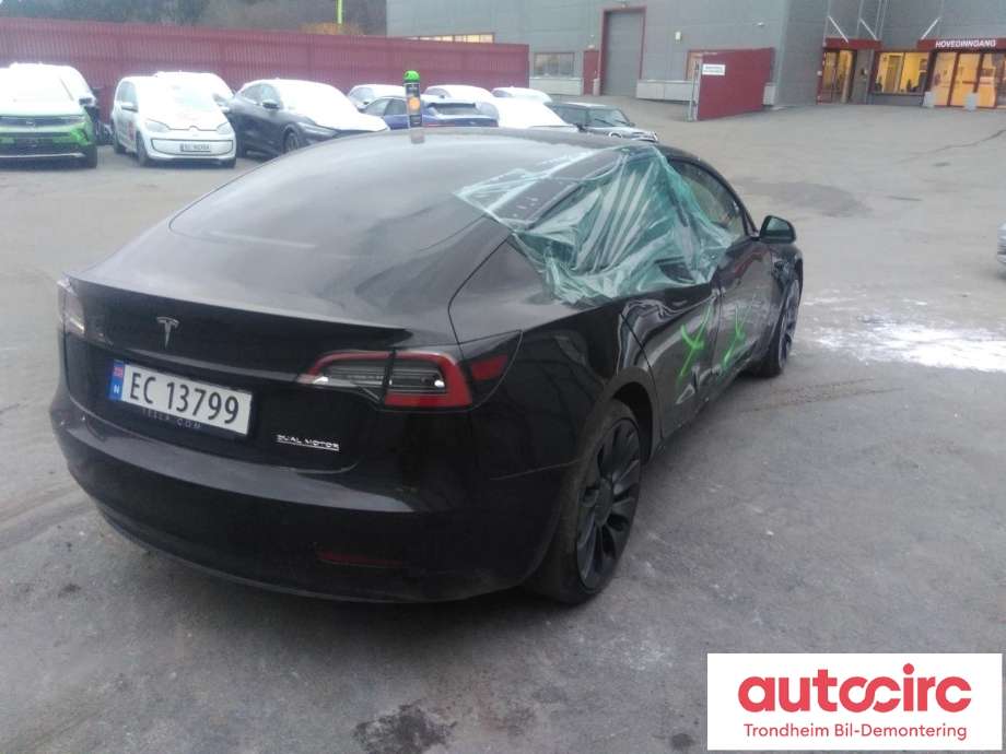 Tesla Model 3 2018-2023 (Fase 1) , Motorkode: 3D3|3D1, Girkassekode: TRINNLØS