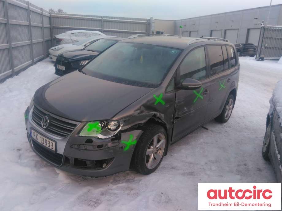 VW Touran 2007-2010 (Type I, Fase 2) , Motorkode: BLS, Girkassekode: MGJ
