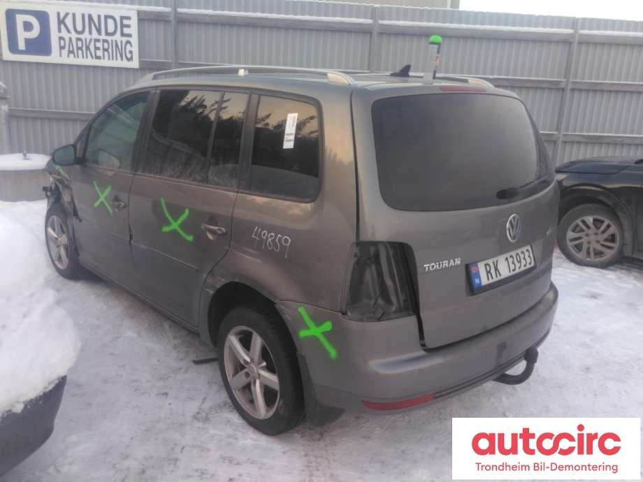 VW Touran 2007-2010 (Type I, Fase 2) , Motorkode: BLS, Girkassekode: MGJ
