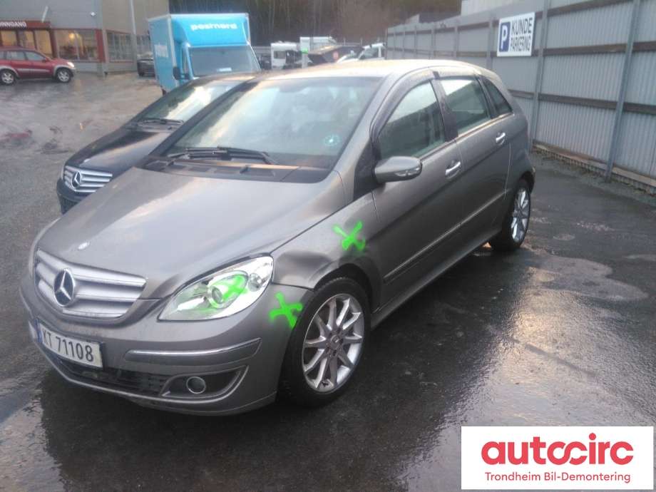 Mercedes B-Klasse 2005-2008 (Fase 1) (W245) (W245), Motorkode: OM640.940, Girkassekode: 722800