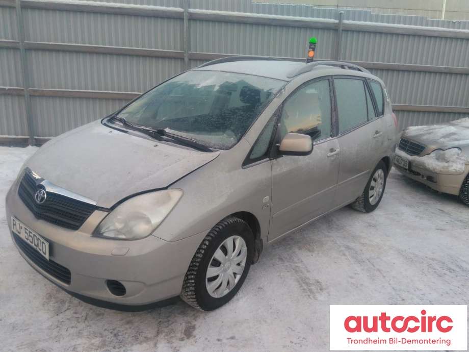 Toyota Verso 2002-2004 (COROLLA) (COROLLA), Motorkode: 1CD-FTV, Girkassekode: 