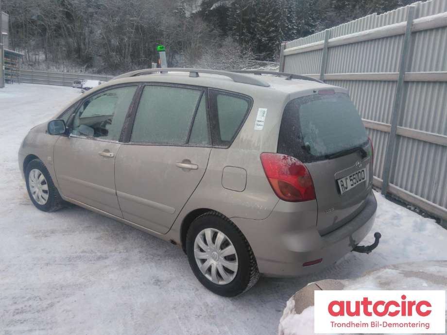 Toyota Verso 2002-2004 (COROLLA) (COROLLA), Motorkode: 1CD-FTV, Girkassekode: 