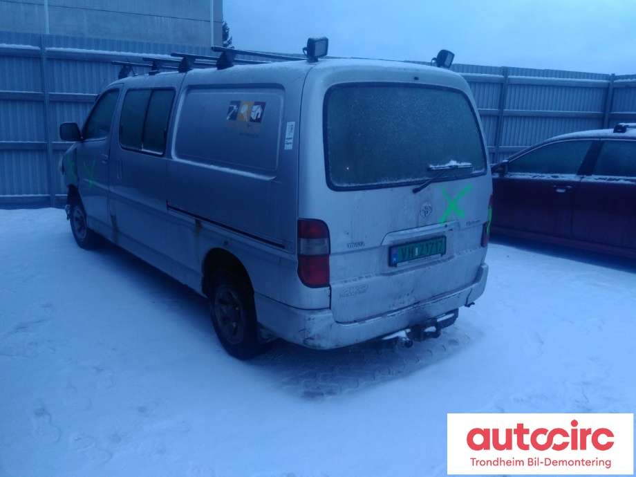 Toyota Hiace 2007-2012 (Fase 3) , Motorkode: 2KD-FTV, Girkassekode: 3303026A60