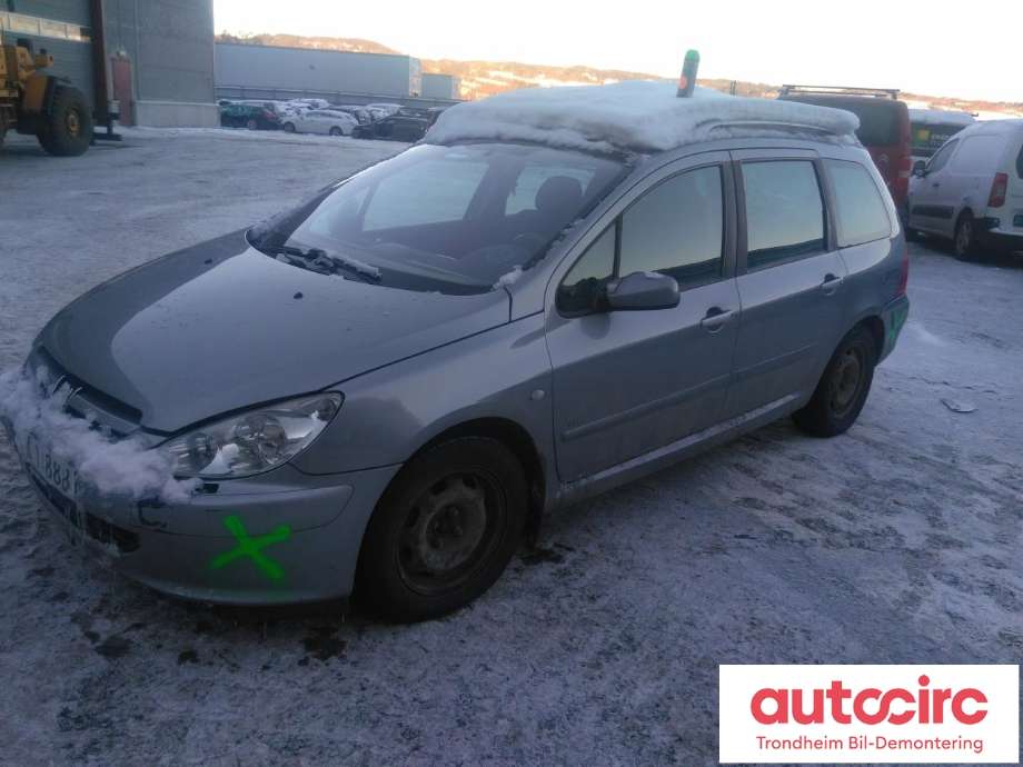 Peugeot 307 2001-2004 (Fase 1) , Motorkode: RHY, Girkassekode: 