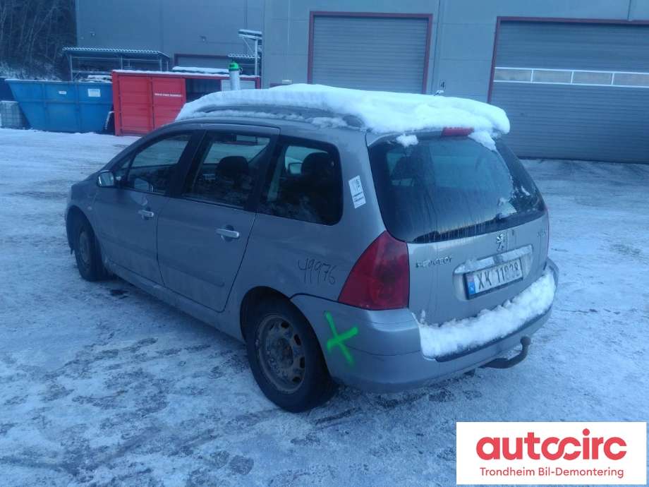 Peugeot 307 2001-2004 (Fase 1) , Motorkode: RHY, Girkassekode: 