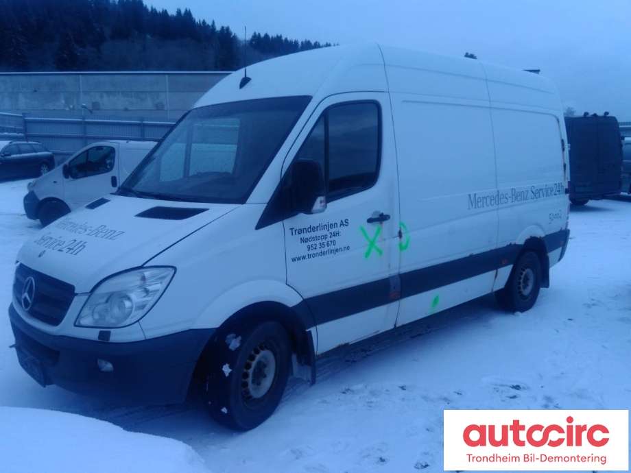 Mercedes Sprinter 2006-2013 (Fase 1) (906) (906), Motorkode: OM646.986, Girkassekode: 711651
