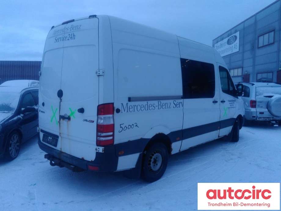 Mercedes Sprinter 2006-2013 (Fase 1) (906) (906), Motorkode: OM646.986, Girkassekode: 711651