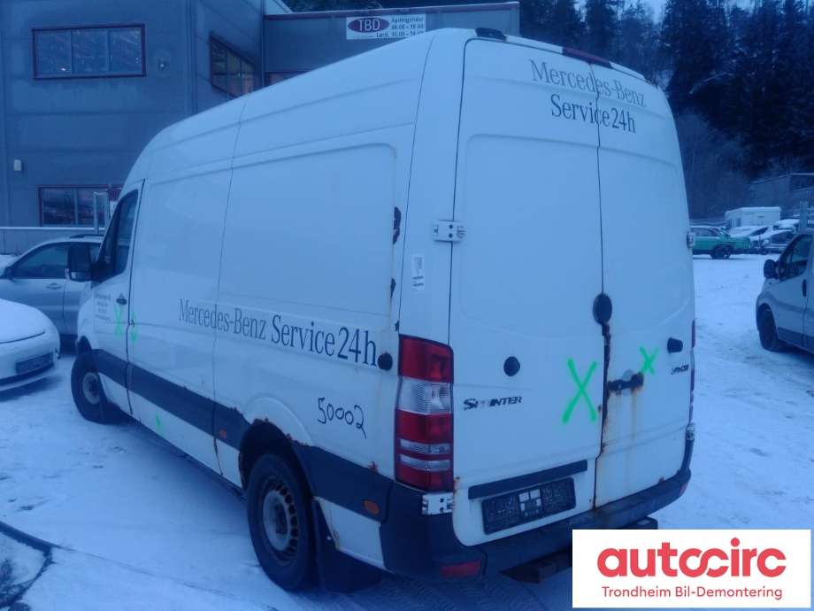Mercedes Sprinter 2006-2013 (Fase 1) (906) (906), Motorkode: OM646.986, Girkassekode: 711651