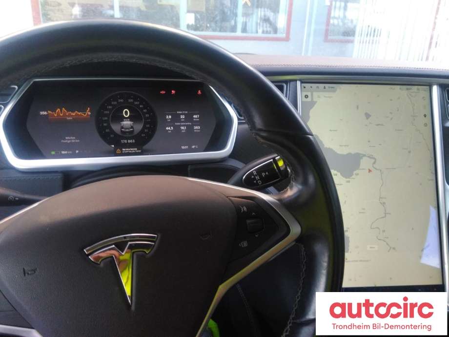 Tesla Model S 2013-2016 (Fase 1) , Motorkode: L1S, Girkassekode: TRINNLØS
