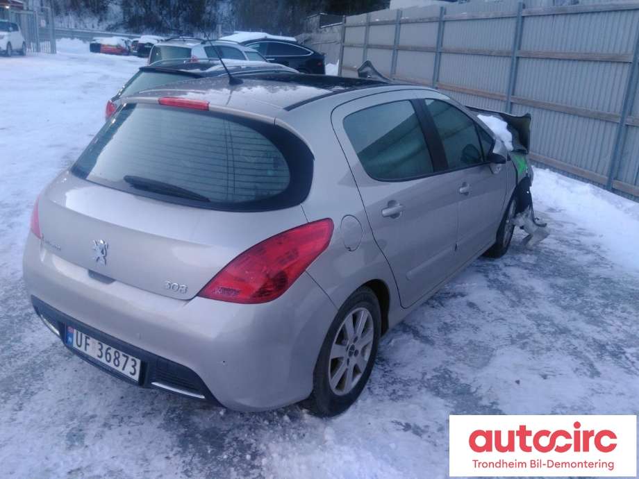 Peugeot 308 2007-2011 (Type I, Fase 1) , Motorkode: 9HZ, Girkassekode: 2222 YC
