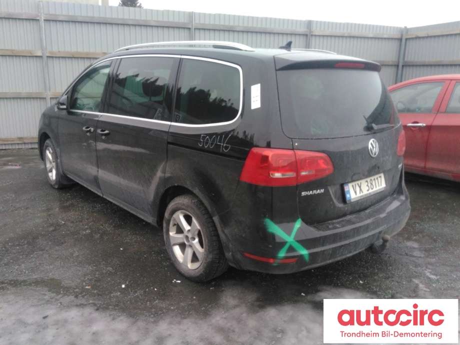VW Sharan 2010-->> (Type II) , Motorkode: CFFB, Girkassekode: NLL