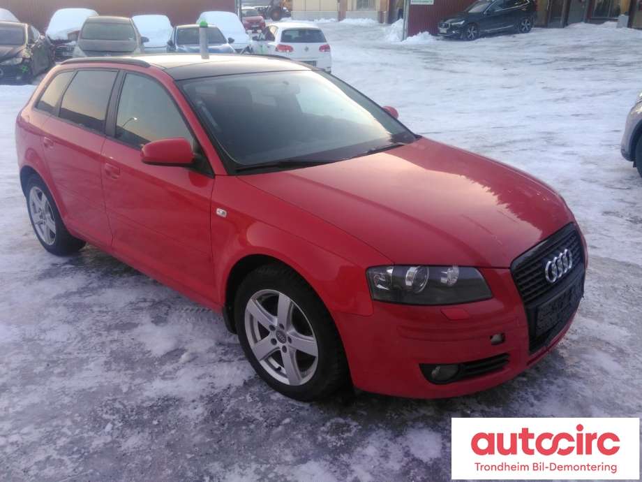 Audi A3 2003-2008 (Type II, Fase 1) , Motorkode: BXE, Girkassekode: JCR