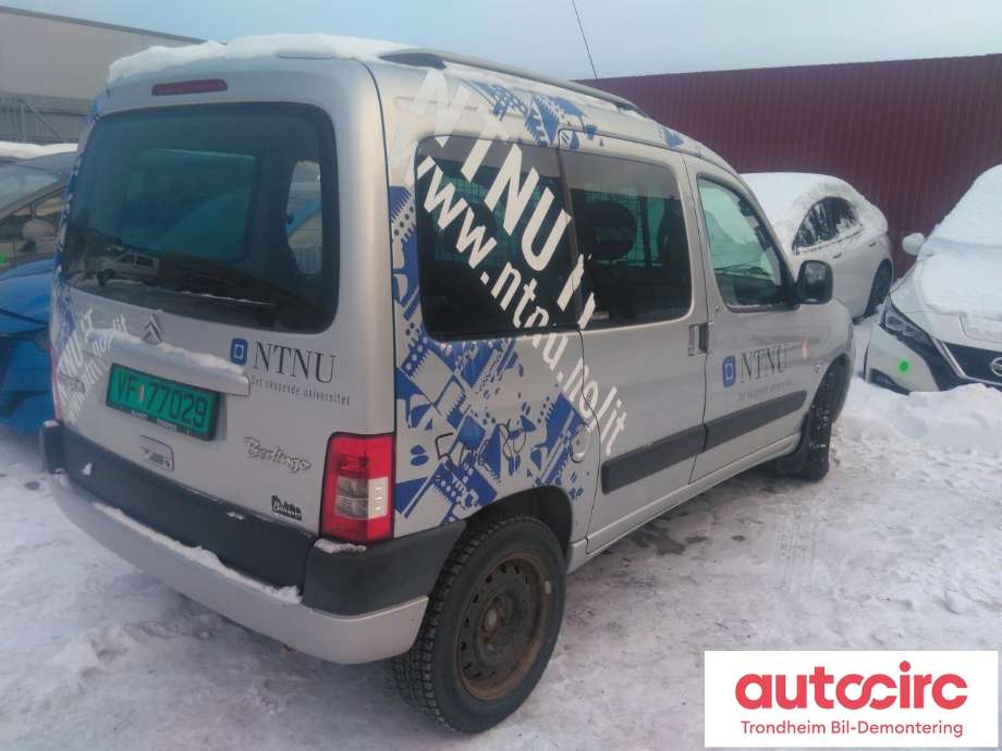 Citroën Berlingo 2002-2008 (Type I, Fase 2) , Motorkode: 9HW, Girkassekode: 