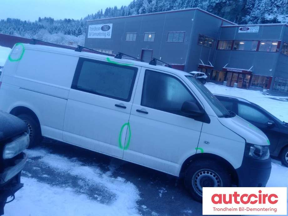 VW Transporter / Caravelle 2009-2015 (Fase 2) (T5) (T5), Motorkode: CAAC, Girkassekode: KQK