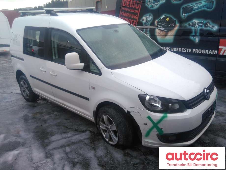 VW Caddy 2010-2015 (Type III, Fase 2) , Motorkode: CFHF, Girkassekode: 1K0407255AA