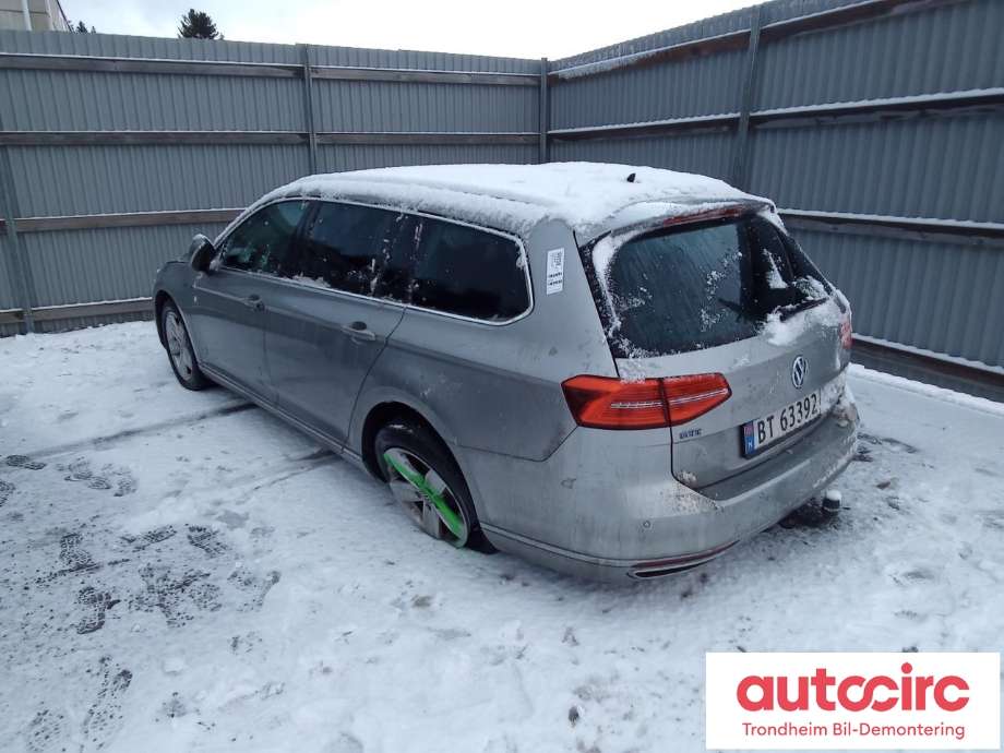 VW Passat 2015-2019 (Fase 1) (B8) (B8), Motorkode: CUKC, Girkassekode: SCB