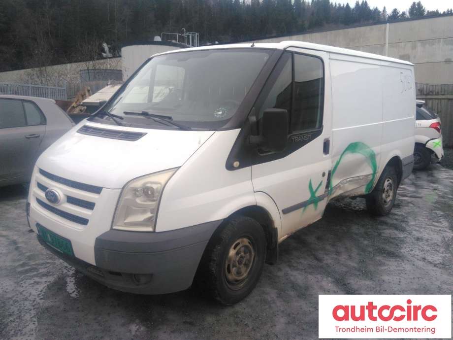 Ford Transit 2006-2013 , Motorkode: QVFA, Girkassekode: 5-TRINNS VXT75-GIRKASSE
