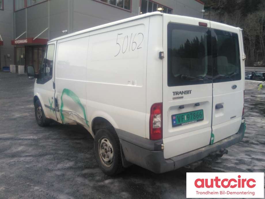 Ford Transit 2006-2013 , Motorkode: QVFA, Girkassekode: 5-TRINNS VXT75-GIRKASSE