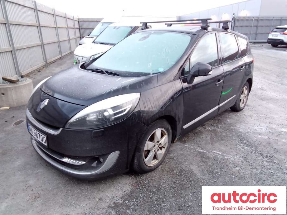 Renault Scenic 2009-2016 (Type III) , Motorkode: K9K-836, Girkassekode: DC4 LHB0983