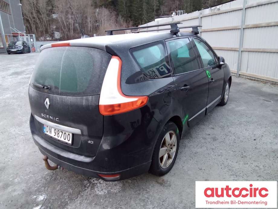 Renault Scenic 2009-2016 (Type III) , Motorkode: K9K-836, Girkassekode: DC4 LHB0983
