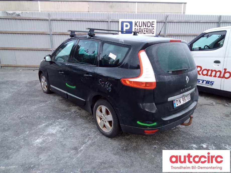Renault Scenic 2009-2016 (Type III) , Motorkode: K9K-836, Girkassekode: DC4 LHB0983