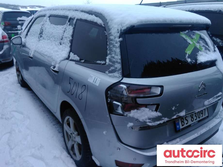 Citroën C4, Picasso 2013-2018 (Type II) , Motorkode: 9HC, Girkassekode: 16 085 096 80