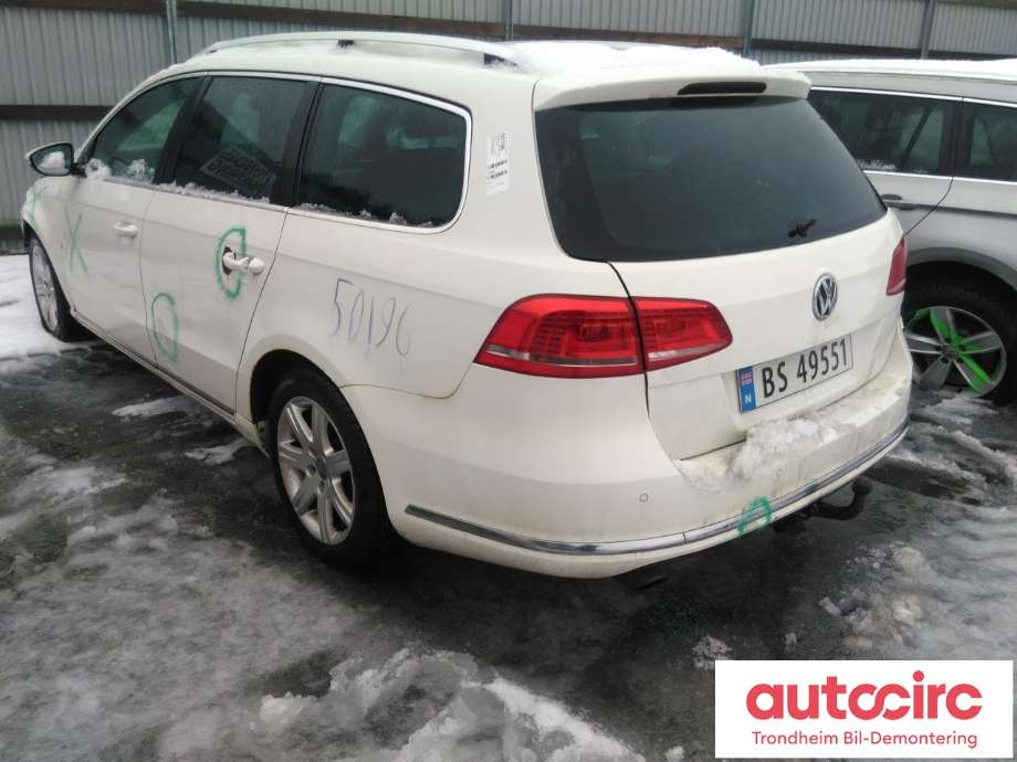 VW Passat 2011-2015 (B7) (B7), Motorkode: CFGB, Girkassekode: NJD