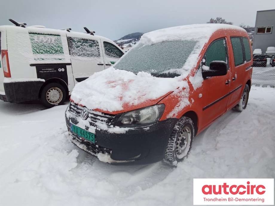 VW Caddy 2010-2015 (Type III, Fase 2) , Motorkode: CAYD, Girkassekode: QRF