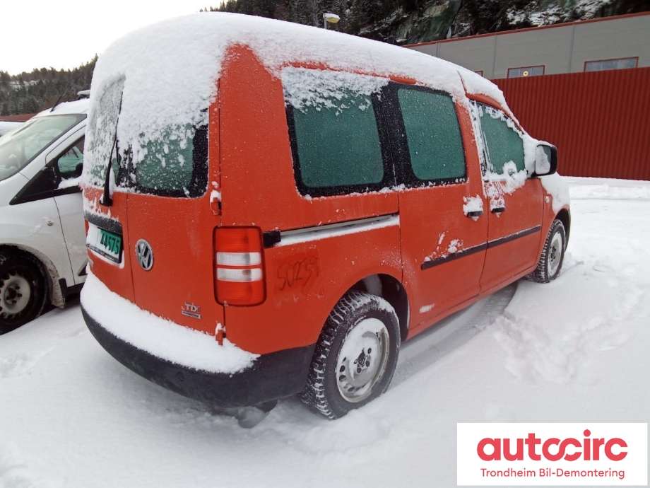 VW Caddy 2010-2015 (Type III, Fase 2) , Motorkode: CAYD, Girkassekode: QRF