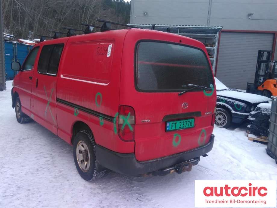 Toyota Hiace 2007-2012 (Fase 3) , Motorkode: 2KD-FTV, Girkassekode: 3303026A60