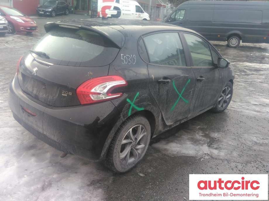 Peugeot 208 2012-2019 (Type I) , Motorkode: HMZ, Girkassekode: 16 078 938 80