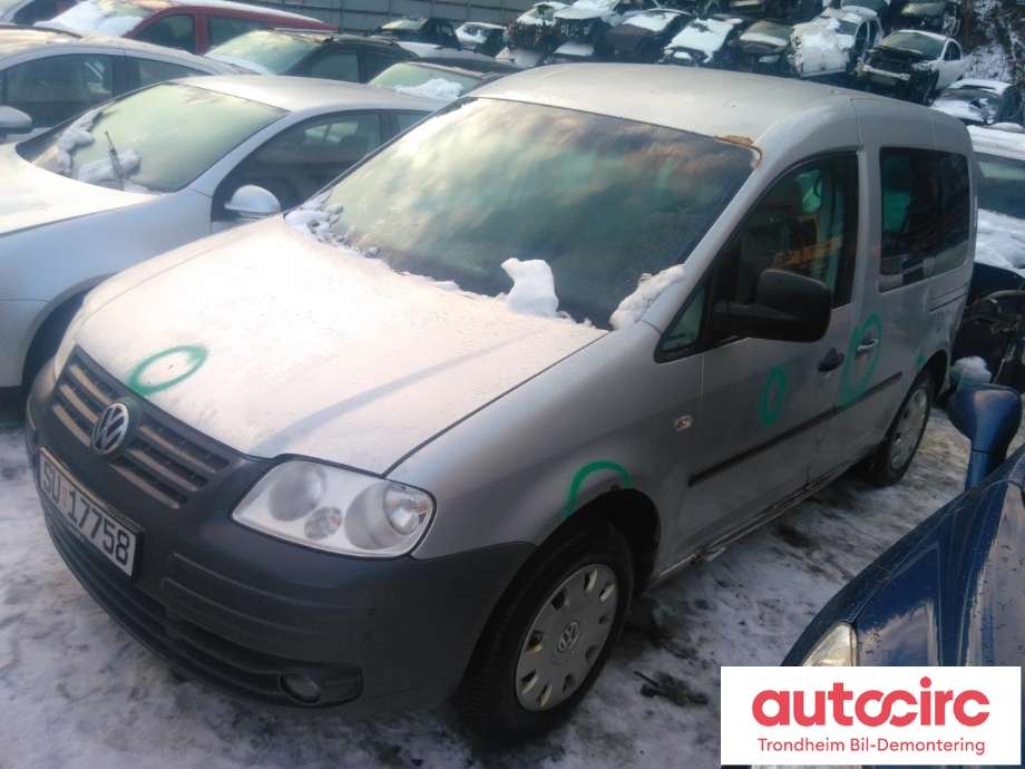 VW Caddy 2004-2010 (Type III, Fase 1) , Motorkode: BGU, Girkassekode: 