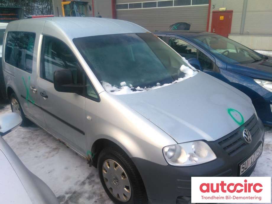 VW Caddy 2004-2010 (Type III, Fase 1) , Motorkode: BGU, Girkassekode: 