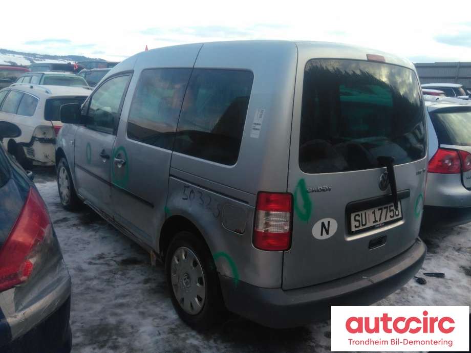 VW Caddy 2004-2010 (Type III, Fase 1) , Motorkode: BGU, Girkassekode: 
