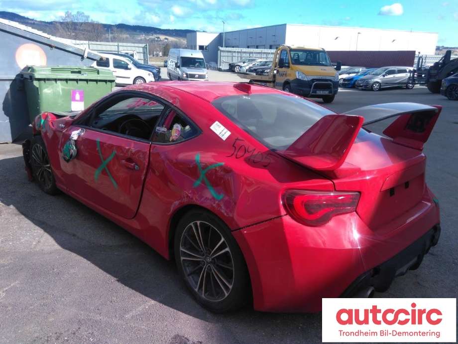 Toyota GT86 2012-->> , Motorkode: 4U-GSE, Girkassekode: SU00304329
