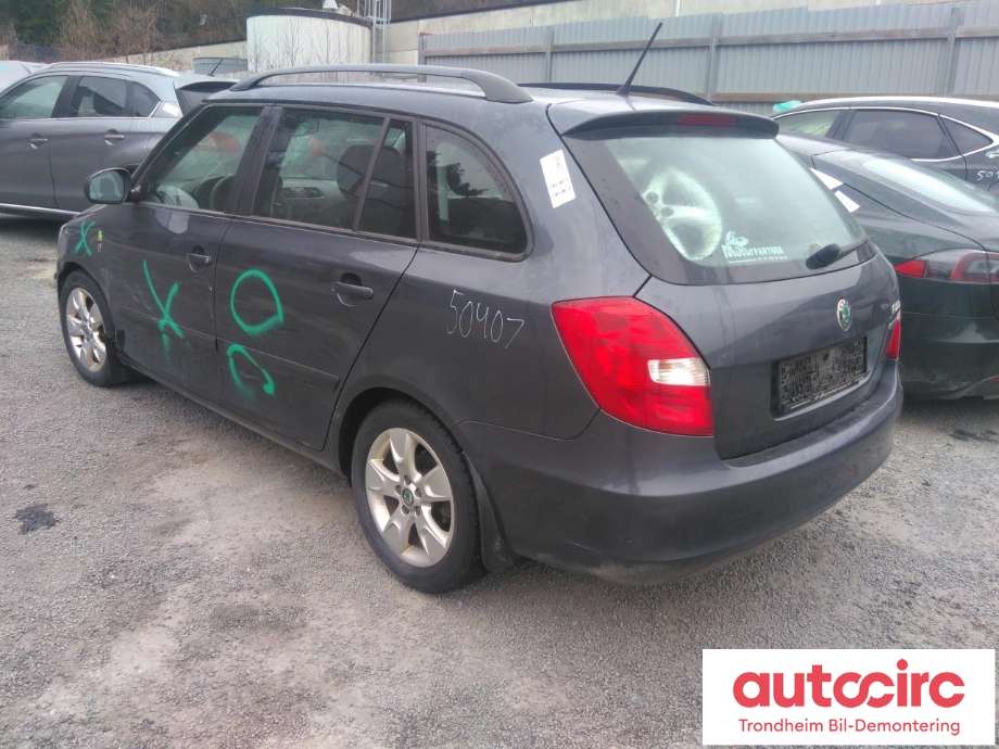 Škoda Fabia 2010-2014 (Type II, Fase 2) , Motorkode: CFWA, Girkassekode: MZN