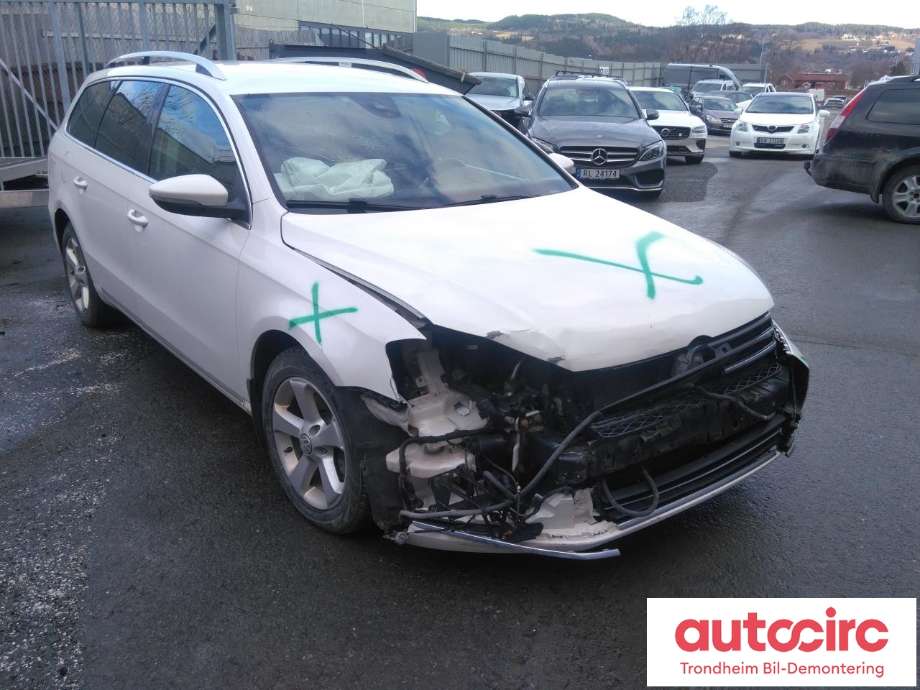 VW Passat 2011-2015 (B7) (B7), Motorkode: CFGB, Girkassekode: NMC