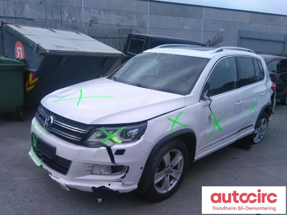 VW Tiguan 2011-2016 (Type I, Fase 2) , Motorkode: CFFB, Girkassekode: NYD