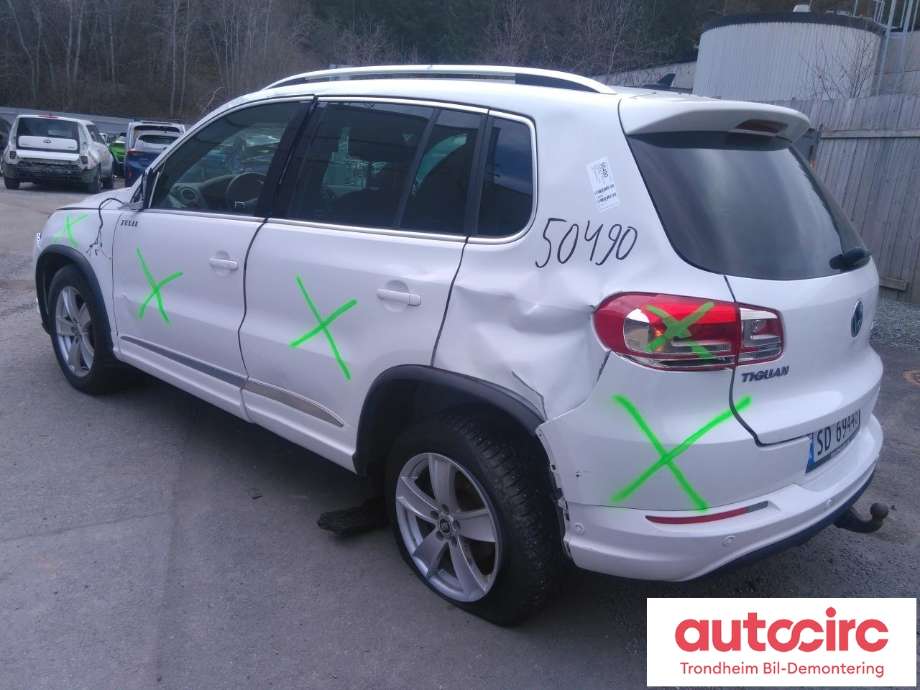 VW Tiguan 2011-2016 (Type I, Fase 2) , Motorkode: CFFB, Girkassekode: NYD